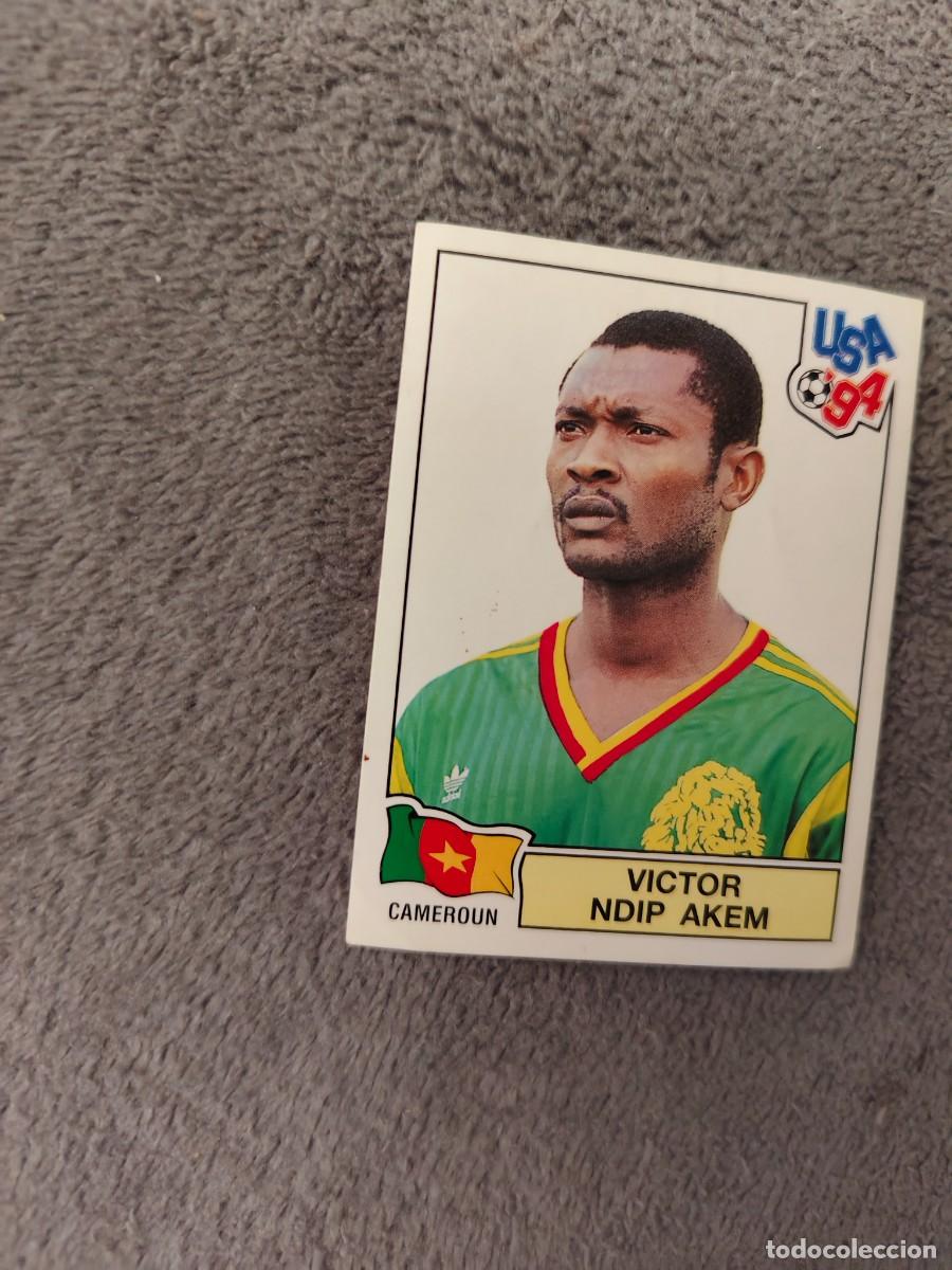 Cromos de f&uacute;tbol: 131 USA 94 MUNDIAL 1994 PANINI VICTOR NDIP AKEM - CAMER&Uacute;N -- WORLD CUP CROMO ABC