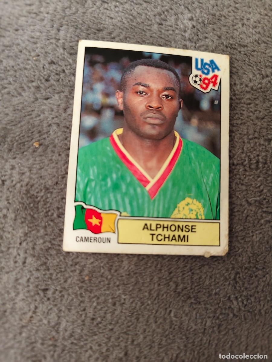 Cromos de f&uacute;tbol: 147 USA 94 MUNDIAL 1994 PANINI ALPHONSE TCHAMI - CAMER&Uacute;N -- WORLD CUP CROMO ABC
