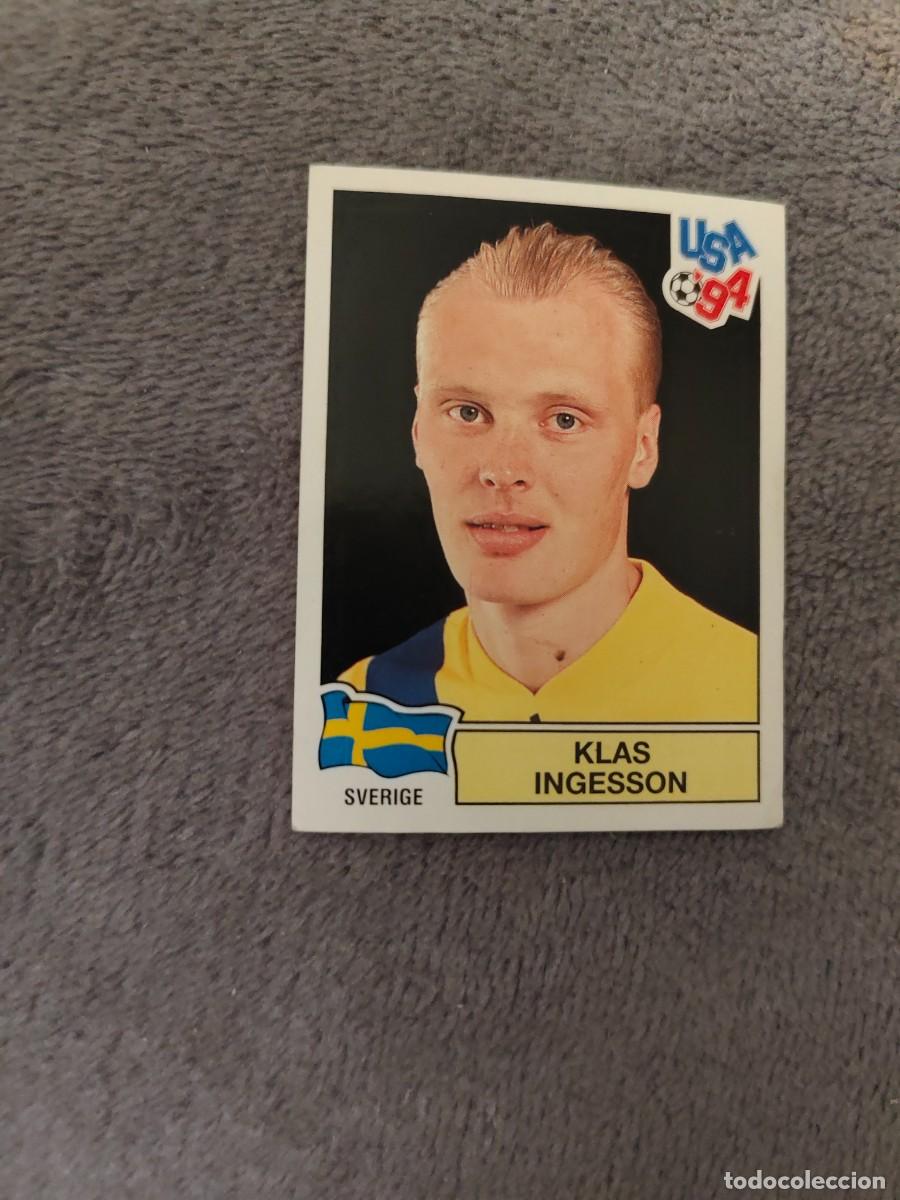 Cromos de f&uacute;tbol: 158 USA 94 MUNDIAL 1994 PANINI KLAS INGESSON - SUECIA -- WORLD CUP CROMO ABC