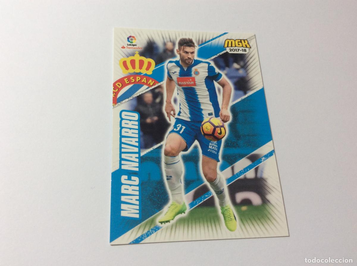 Cromos de f&uacute;tbol: 221 Marc Navarro RCD Espanyol Espa&ntilde;ol MGK 2017/18 17 18 Panini