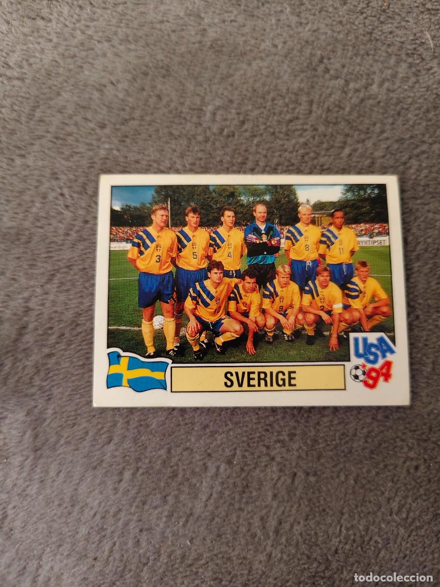 Cromos de f&uacute;tbol: 162 USA 94 MUNDIAL 1994 PANINI TEAM - SUECIA -- WORLD CUP CROMO ABC