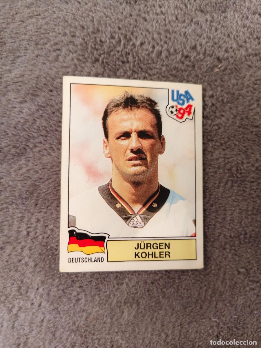 Cromos de f&uacute;tbol: 170 USA 94 MUNDIAL 1994 PANINI JURGEN KOHLER - ALEMANIA -- WORLD CUP CROMO ABC