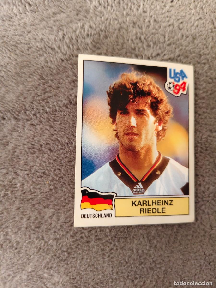 Cromos de f&uacute;tbol: 184 USA 94 MUNDIAL 1994 PANINI KARLHEINZ RIEDLE - ALEMANIA -- WORLD CUP CROMO ABC