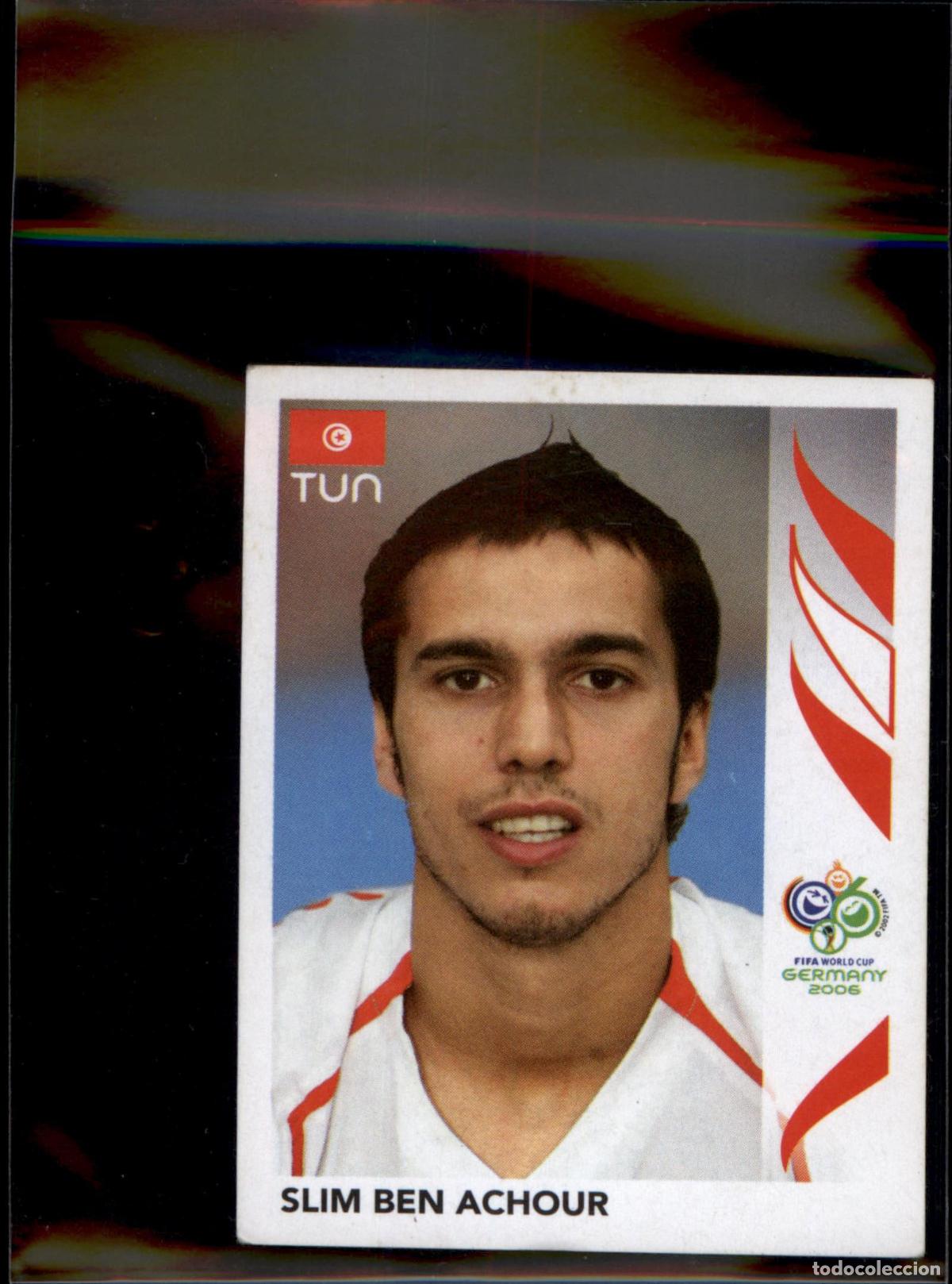 Cromos de f&uacute;tbol: Slim Ben Achour N&ordm; 577 T&uacute;nez Mundial Alemania 2006 Panini 06 Fifa World Cup Germany