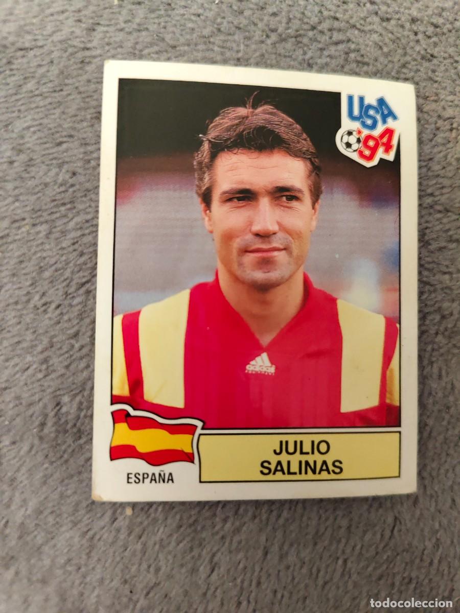 Cromos de f&uacute;tbol: 203 USA 94 MUNDIAL 1994 PANINI JULIO SALINAS - ESPA&Ntilde;A -- WORLD CUP CROMO ABC