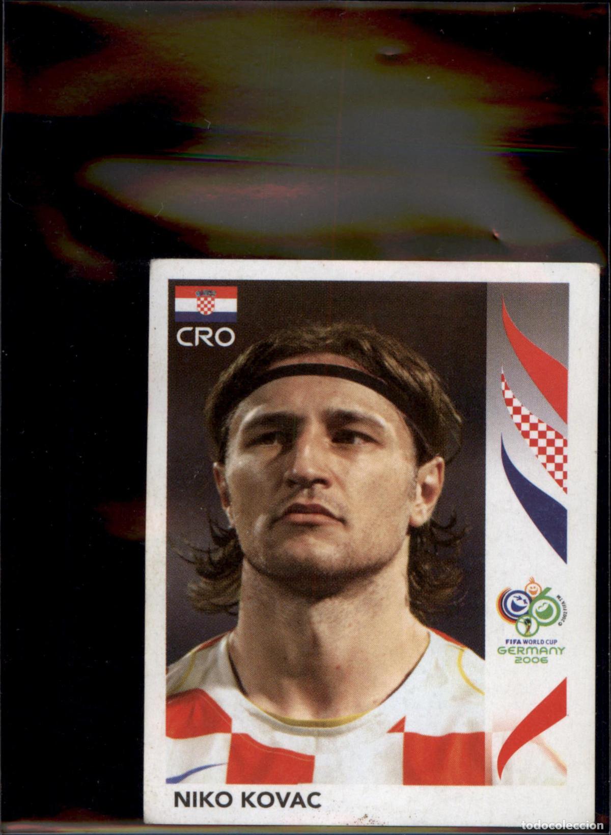 Cromos de f&uacute;tbol: Niko Kovac N&ordm; 406 Croacia Mundial Alemania 2006 Panini 06 Fifa World Cup Germany