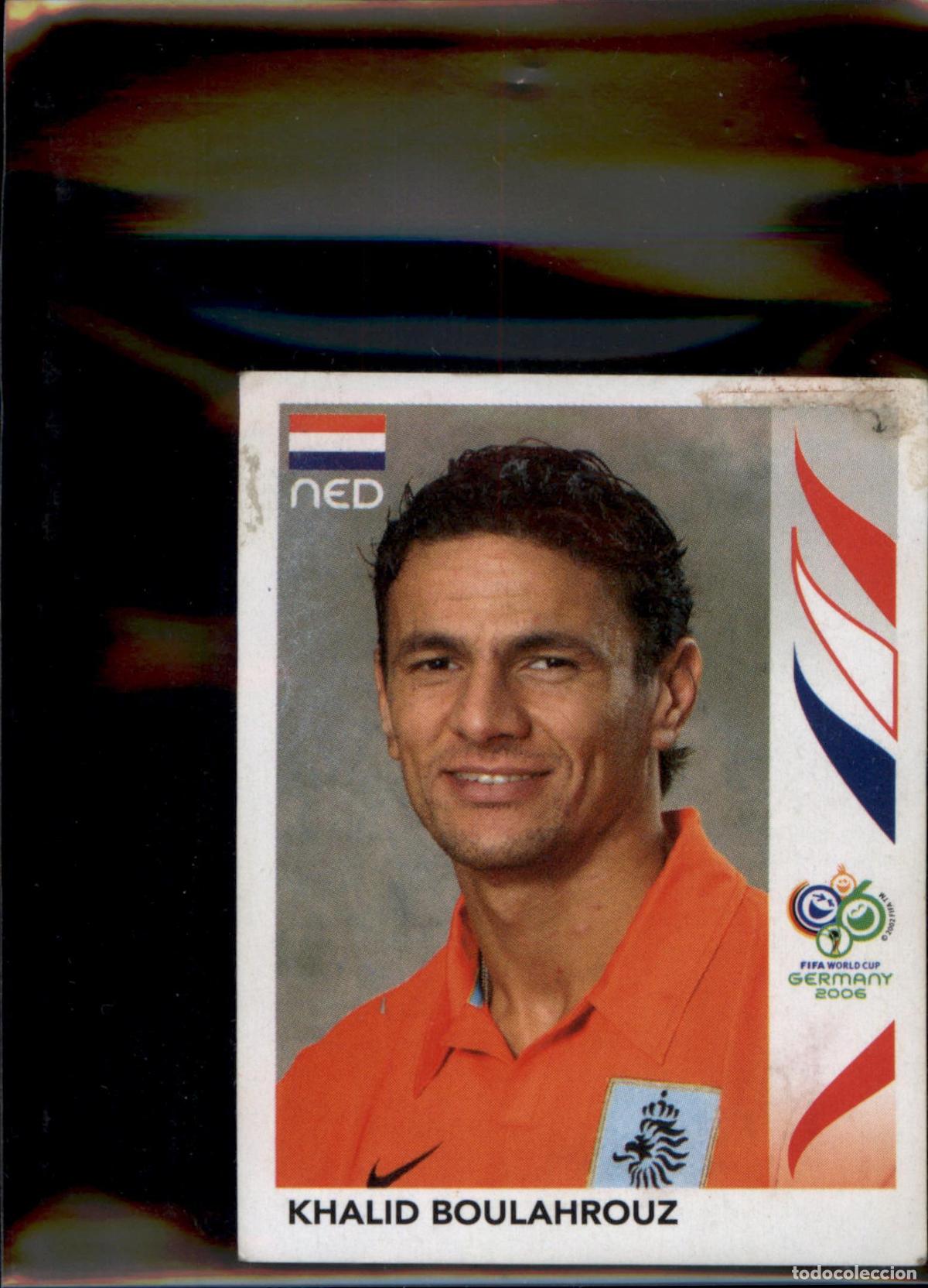 Cromos de f&uacute;tbol: Khalid Boulahrouz N&ordm; 229 Holanda Mundial Alemania 2006 Panini 06 Fifa World Cup Germany