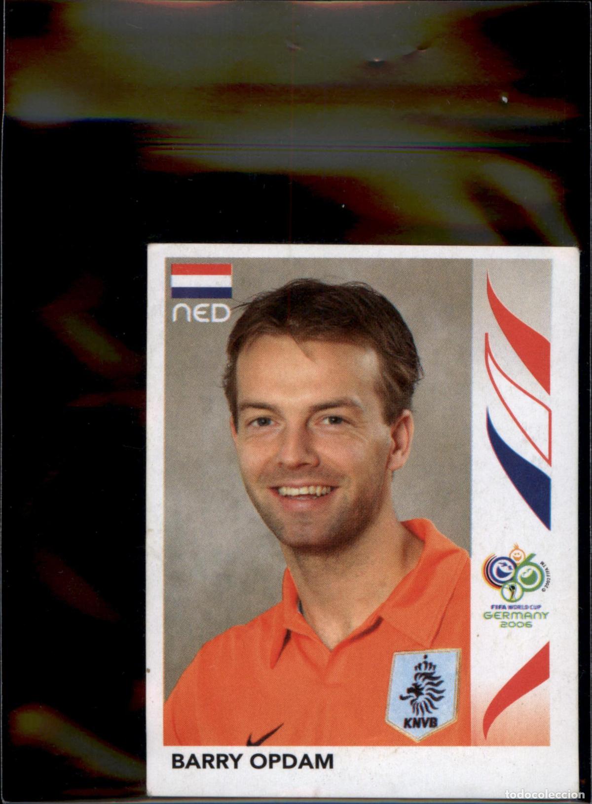 Cromos de f&uacute;tbol: Barry Opdam N&ordm; 233 Holanda Mundial Alemania 2006 Panini 06 Fifa World Cup Germany