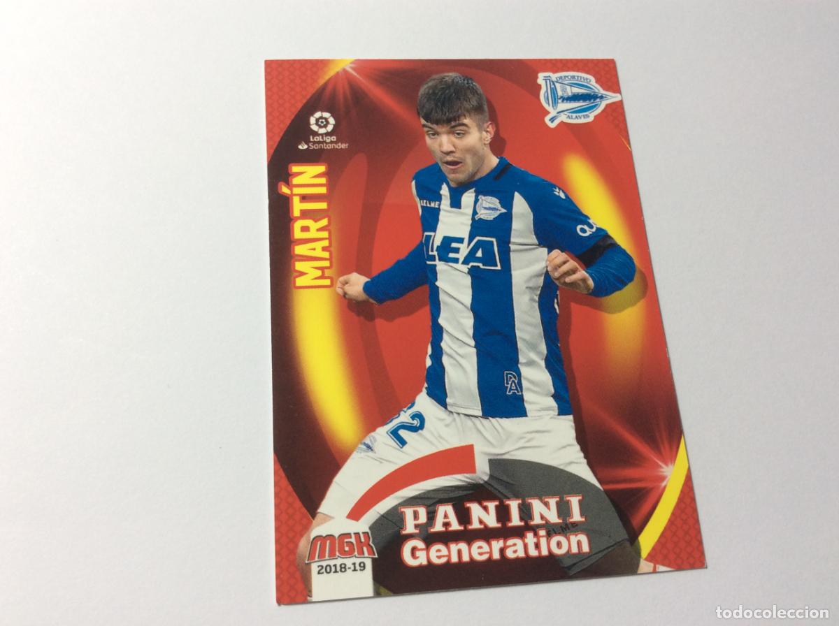 Cromos de f&uacute;tbol: 24 Mart&iacute;n Panini Generation Deportivo Alav&eacute;s MGK 2018/19 18 19 Panini