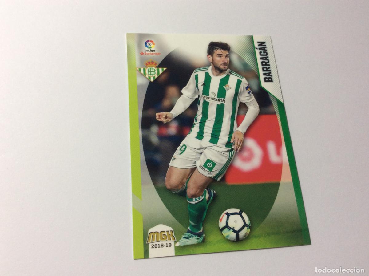 Cromos de f&uacute;tbol: 112 Barrag&aacute;n Real Betis MGK 2018/19 18 19 Panini