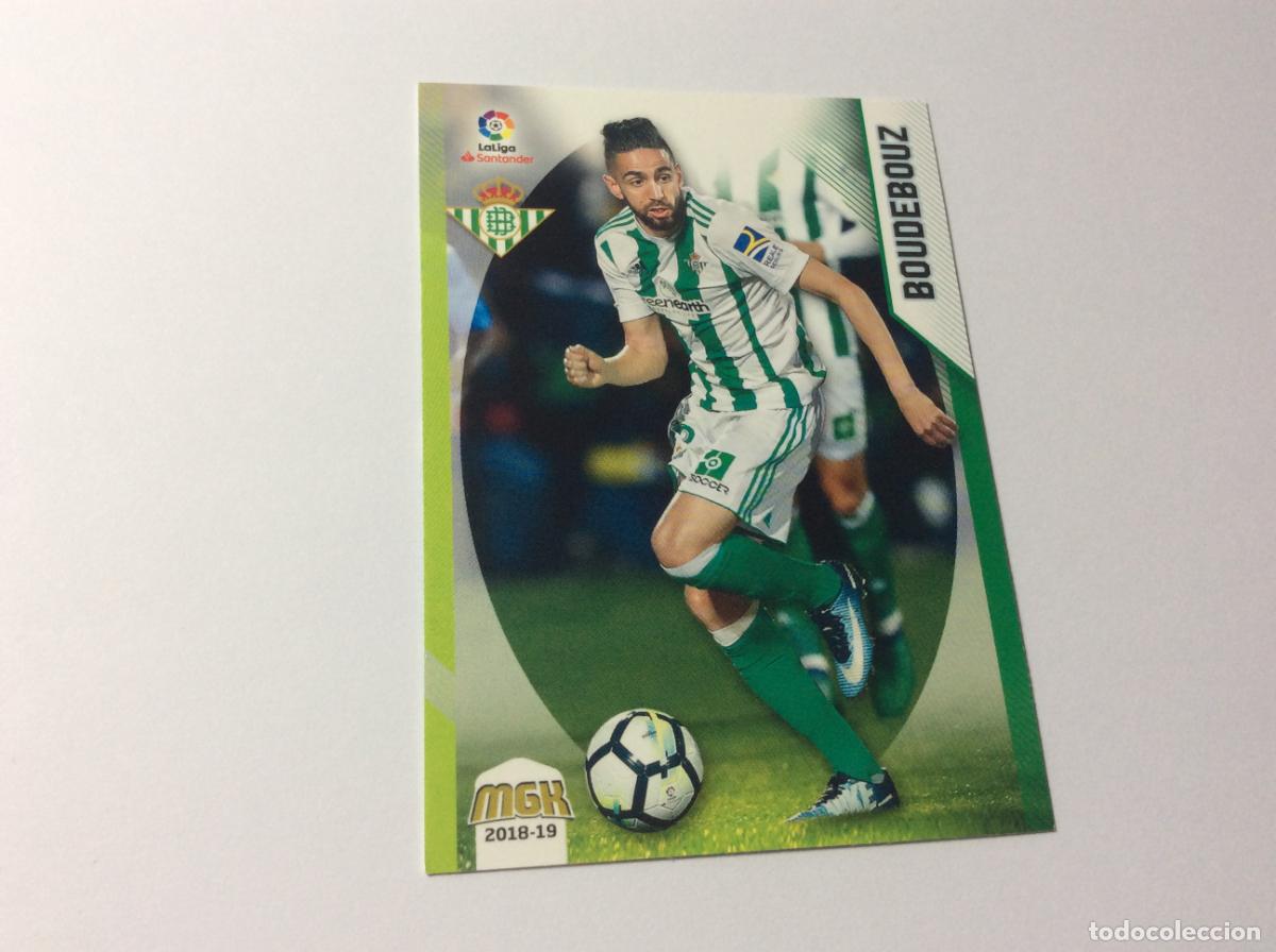 Cromos de f&uacute;tbol: 125 Ryad Boudebouz Real Betis MGK 2018/19 18 19 Panini