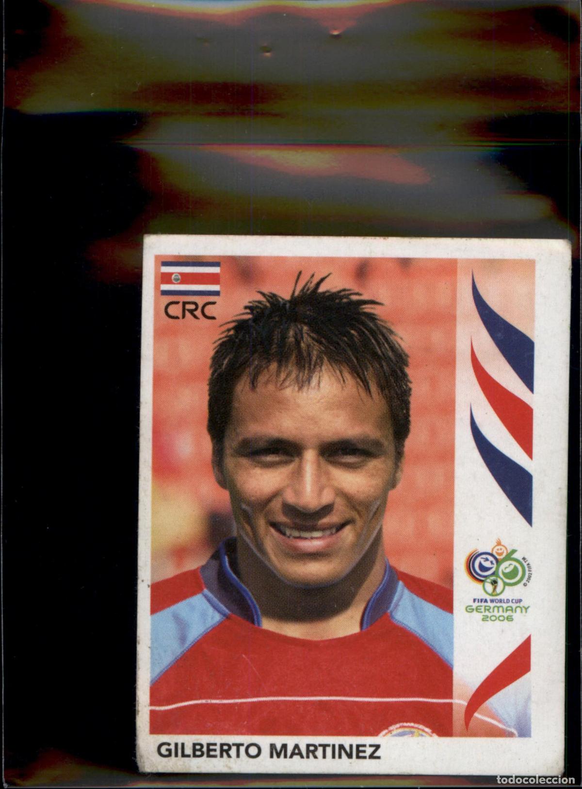 Cromos de f&uacute;tbol: Gilberto Mart&iacute;nez N&ordm; 42 Costa Rica Mundial Alemania 2006 Panini 06 Fifa World Cup Germany