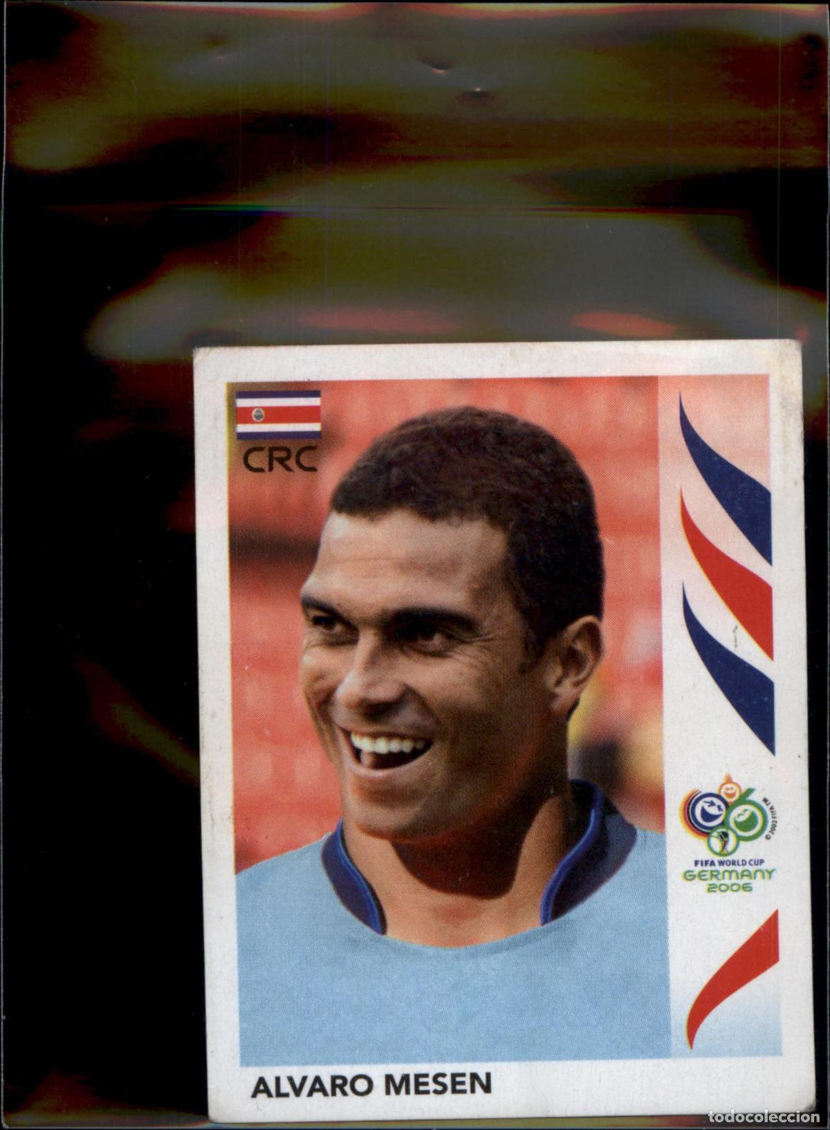 Cromos de f&uacute;tbol: &Aacute;lvaro Mesen N&ordm; 54 Costa Rica Mundial Alemania 2006 Panini 06 Fifa World Cup Germany
