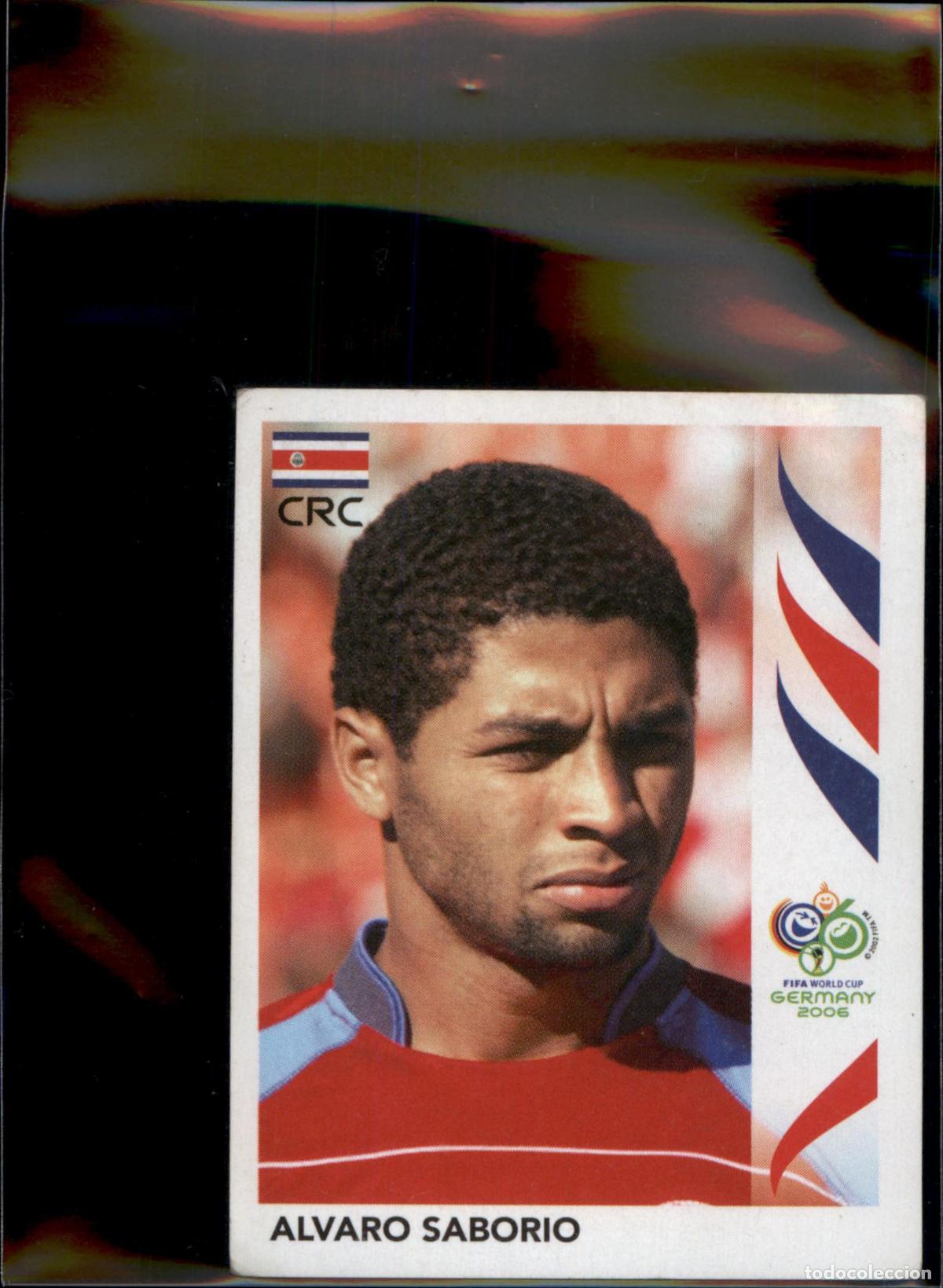 Cromos de f&uacute;tbol: &Aacute;lvaro Saborio N&ordm; 52 Costa Rica Mundial Alemania 2006 Panini 06 Fifa World Cup Germany