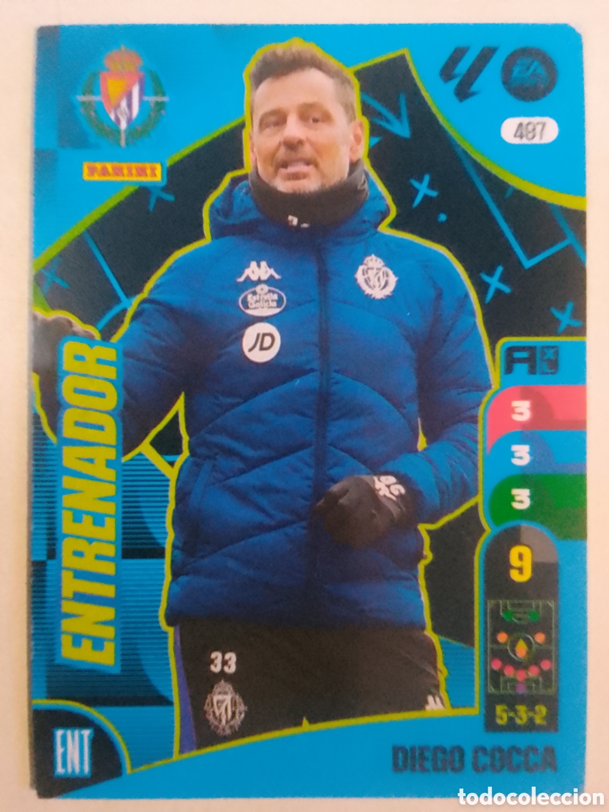 Cromos de f&uacute;tbol: Adrenalyn XL 2024-25 n&deg; 497 Diego Cocca &bull; Valladolid.