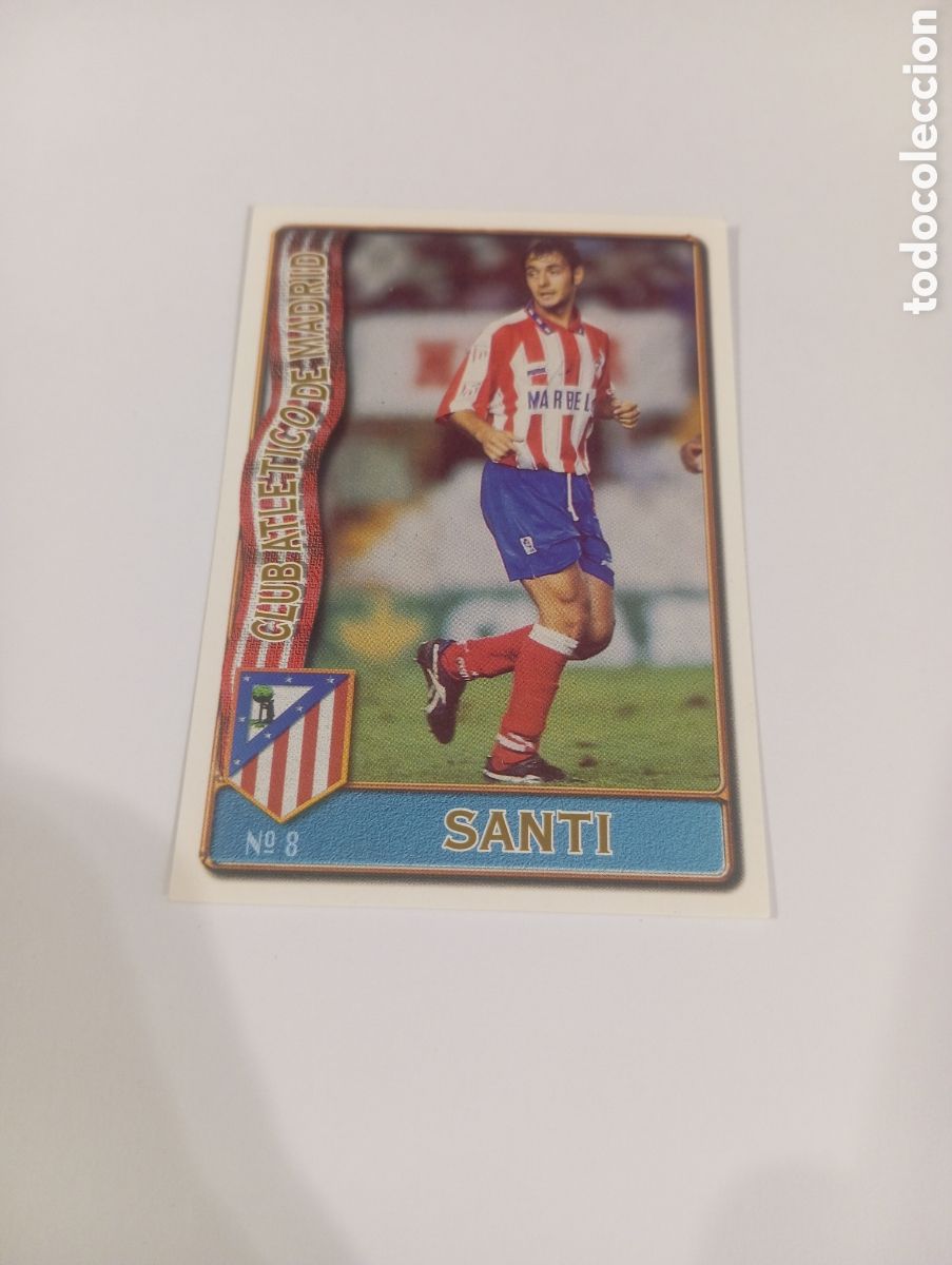 Cromos de f&uacute;tbol: 7 SANTI Atl&eacute;tico de Madrid 96 97 MUNDICROMO FICHAS LIGA 1996 1997