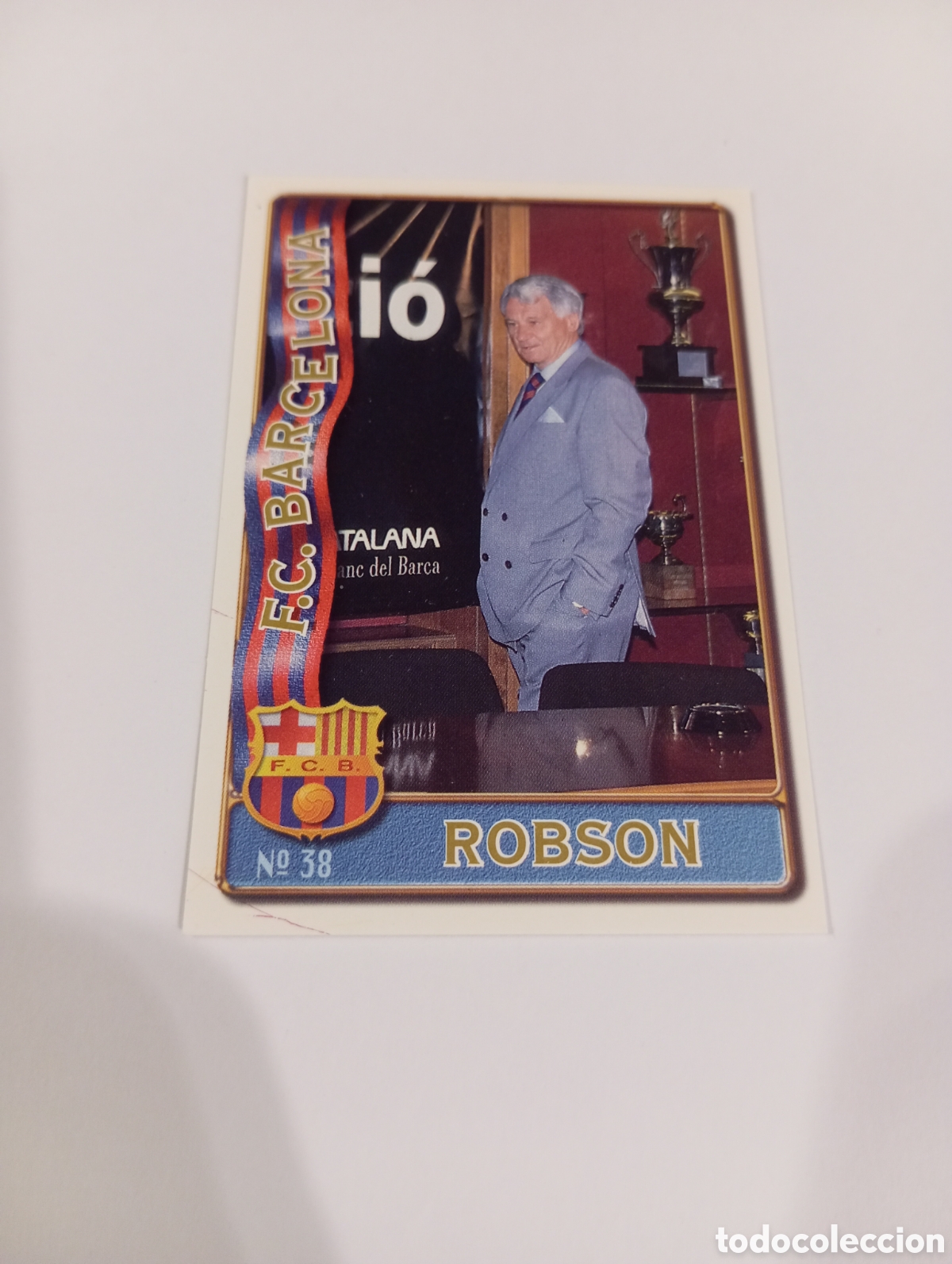 Cromos de f&uacute;tbol: 38 ROBSON Barcelona 96 97 MUNDICROMO FICHAS LIGA 1996 1997