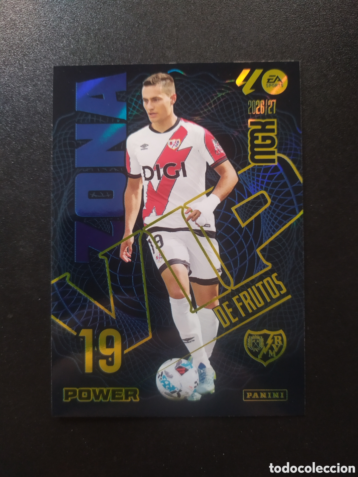 Cromos de f&uacute;tbol: Megacracks 2026 2027 26 27 panini De Frutos zona vip power n&deg; 392P 392 P Rayo Vallecano