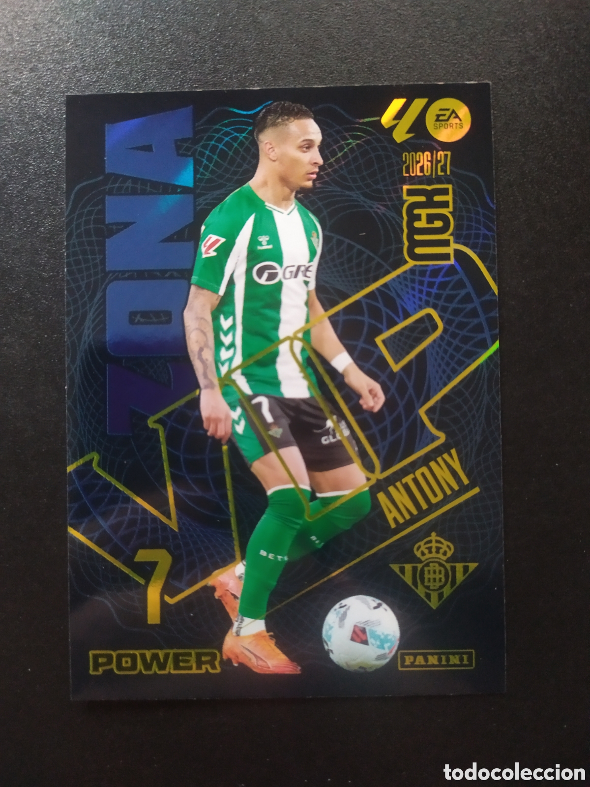 Cromos de f&uacute;tbol: Megacracks 2026 2027 26 27 panini Antony zona vip power n&deg; 388P 388 P Real Betis