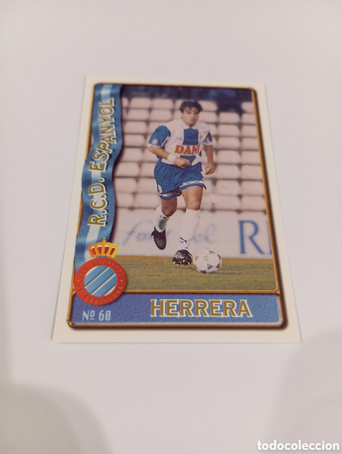 Cromos de f&uacute;tbol: 60 HERRERA Espa&ntilde;ol Espanyol 96 97 MUNDICROMO FICHAS LIGA 1996 1997