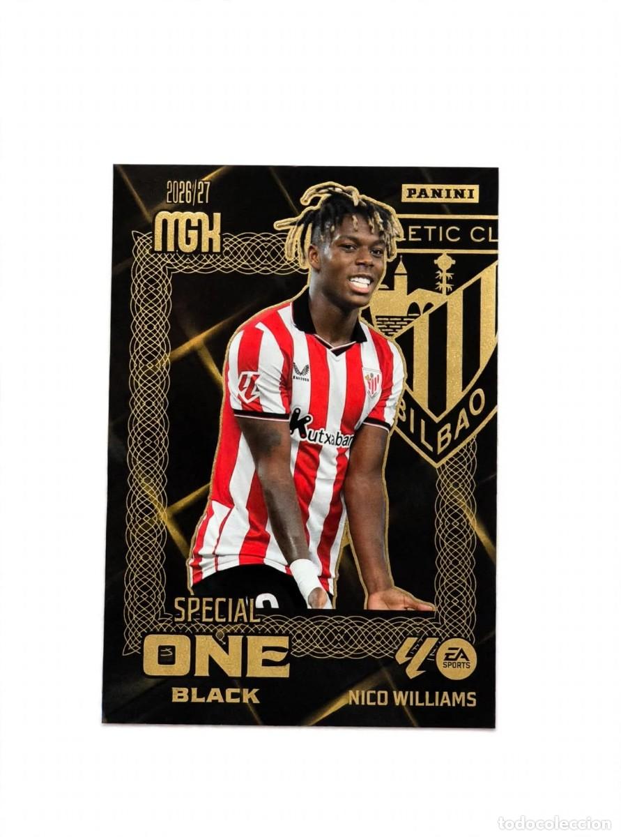 Cromos de f&uacute;tbol: Nico williams one black