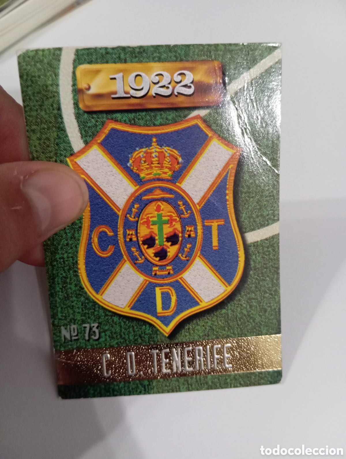 Cromos de f&uacute;tbol: 73 ESCUDO Tenerife 96 97 MUNDICROMO FICHAS LIGA 1996 1997