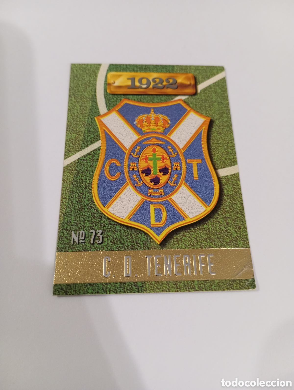 Cromos de f&uacute;tbol: 73 ESCUDO Tenerife 96 97 MUNDICROMO FICHAS LIGA 1996 1997