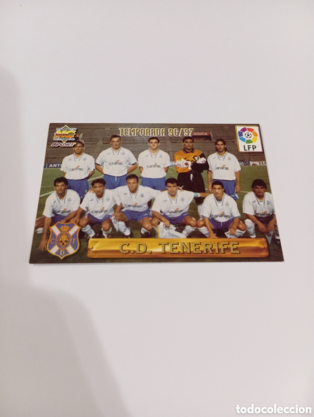 Cromos de f&uacute;tbol: PLANTILLA Tenerife 96 97 MUNDICROMO FICHAS LIGA 1996 1997