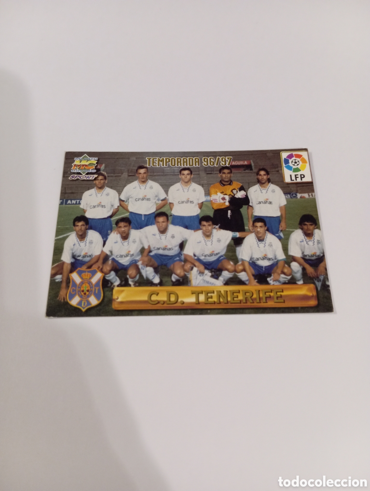 Cromos de f&uacute;tbol: PLANTILLA Tenerife 96 97 MUNDICROMO FICHAS LIGA 1996 1997