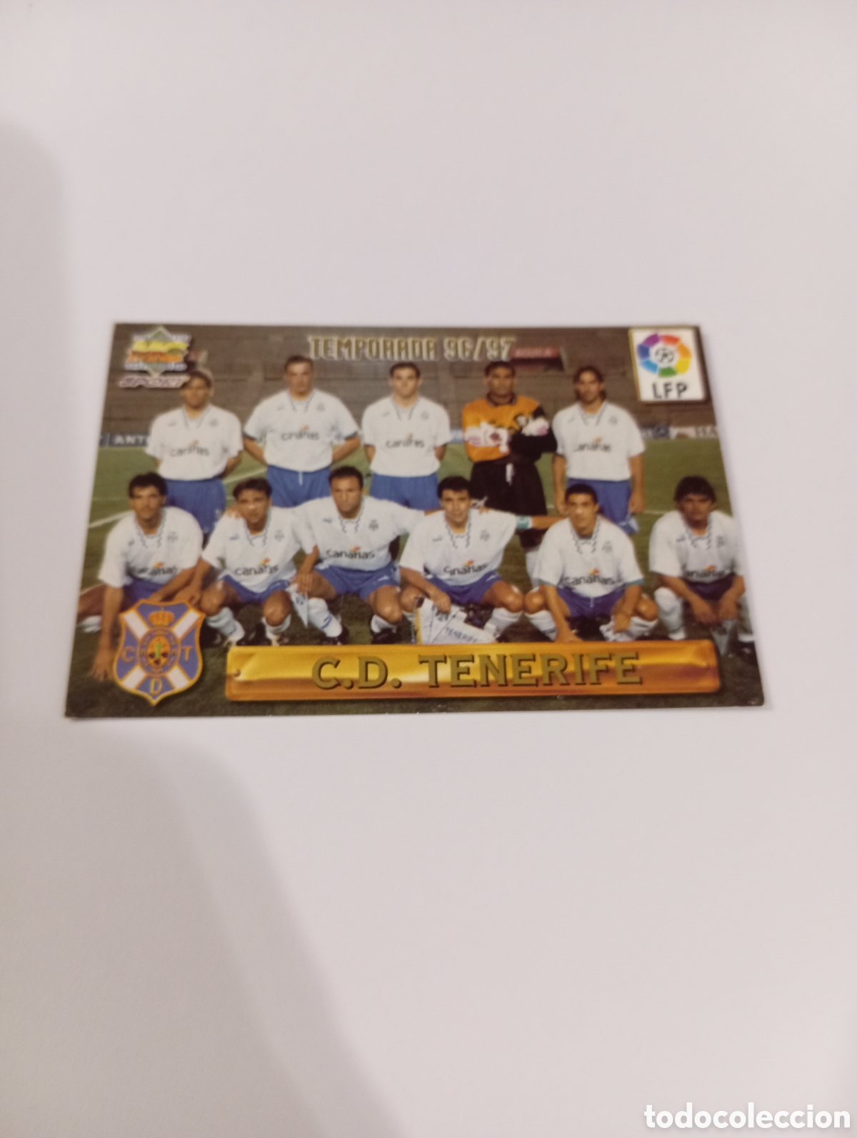 Cromos de f&uacute;tbol: PLANTILLA Tenerife 96 97 MUNDICROMO FICHAS LIGA 1996 1997