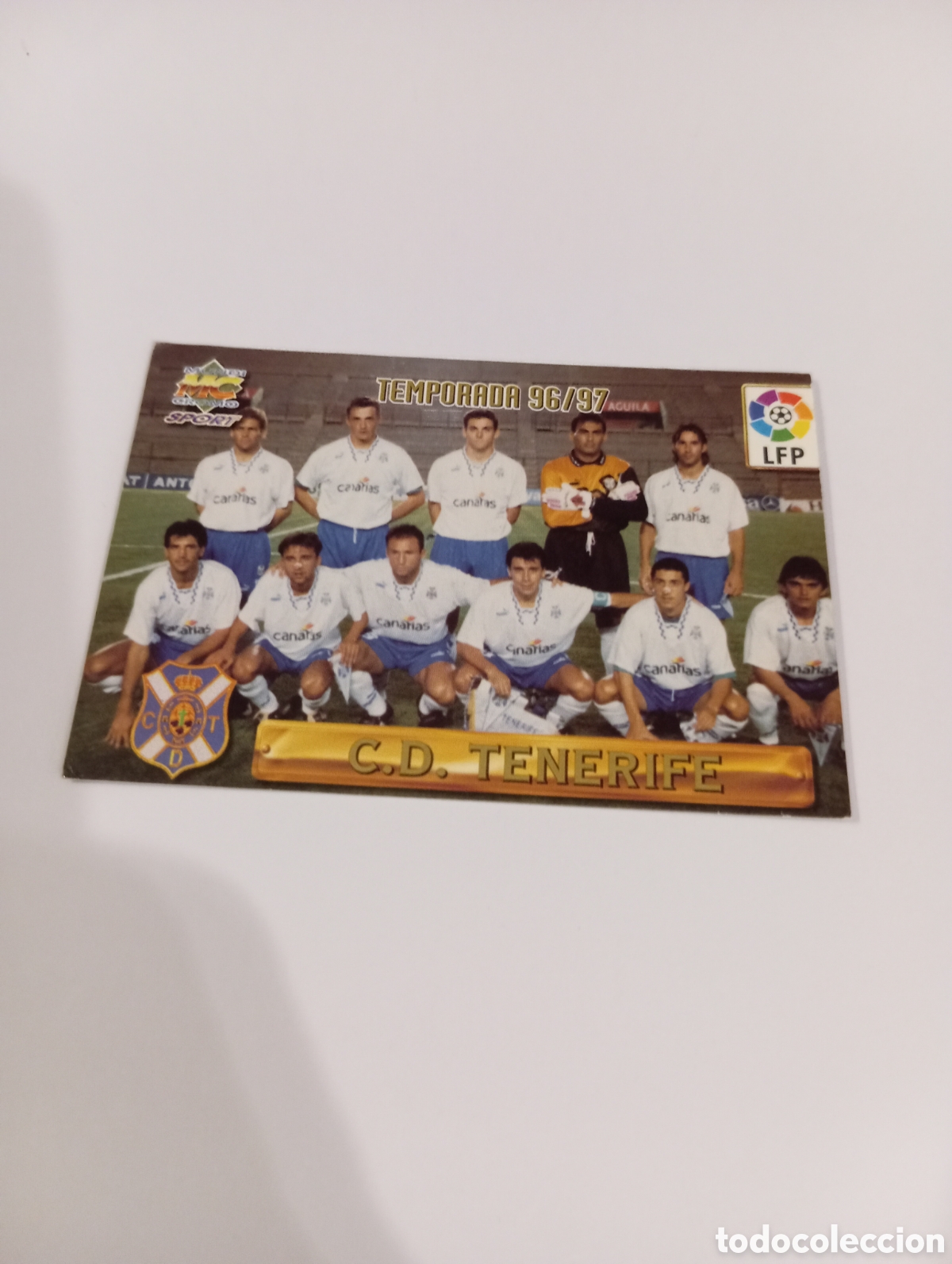 Cromos de f&uacute;tbol: PLANTILLA Tenerife 96 97 MUNDICROMO FICHAS LIGA 1996 1997