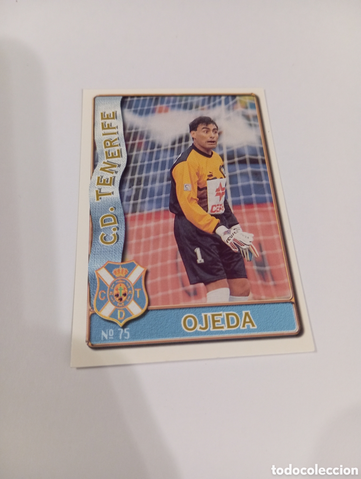 Cromos de f&uacute;tbol: 75 OJEDA Tenerife 96 97 MUNDICROMO FICHAS LIGA 1996 1997