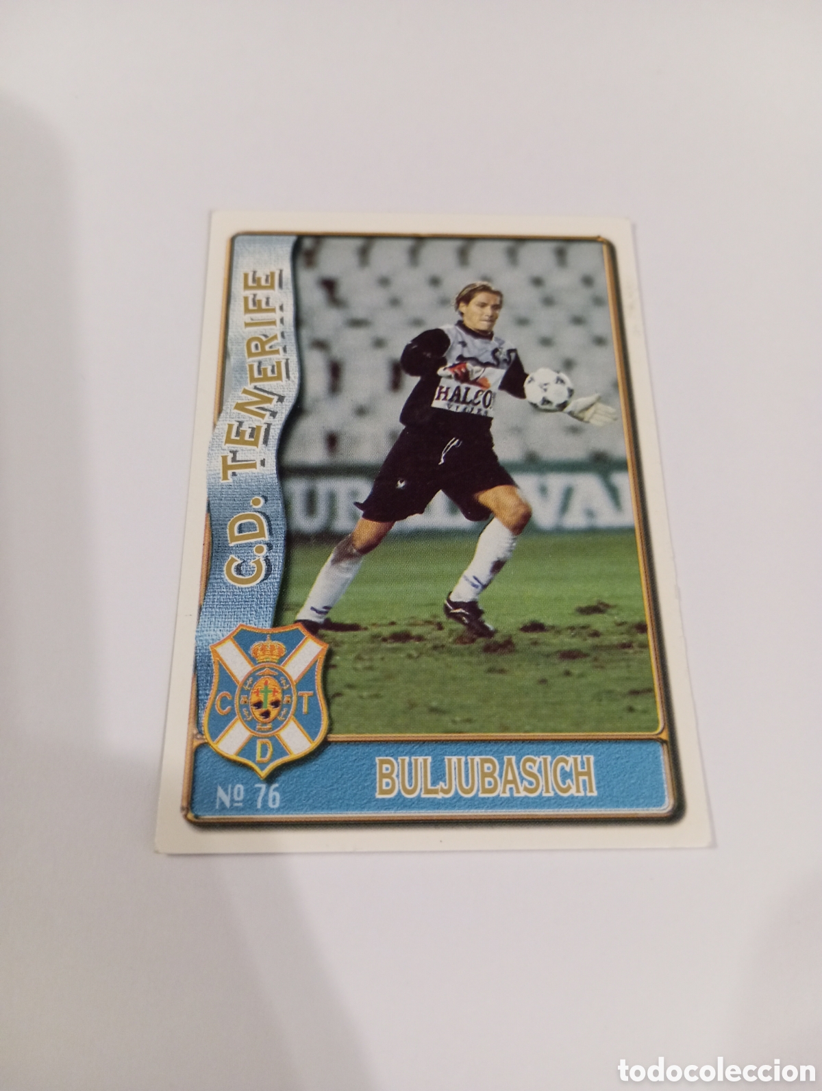 Cromos de f&uacute;tbol: 76 BULJUBASICH Tenerife 96 97 MUNDICROMO FICHAS LIGA 1996 1997