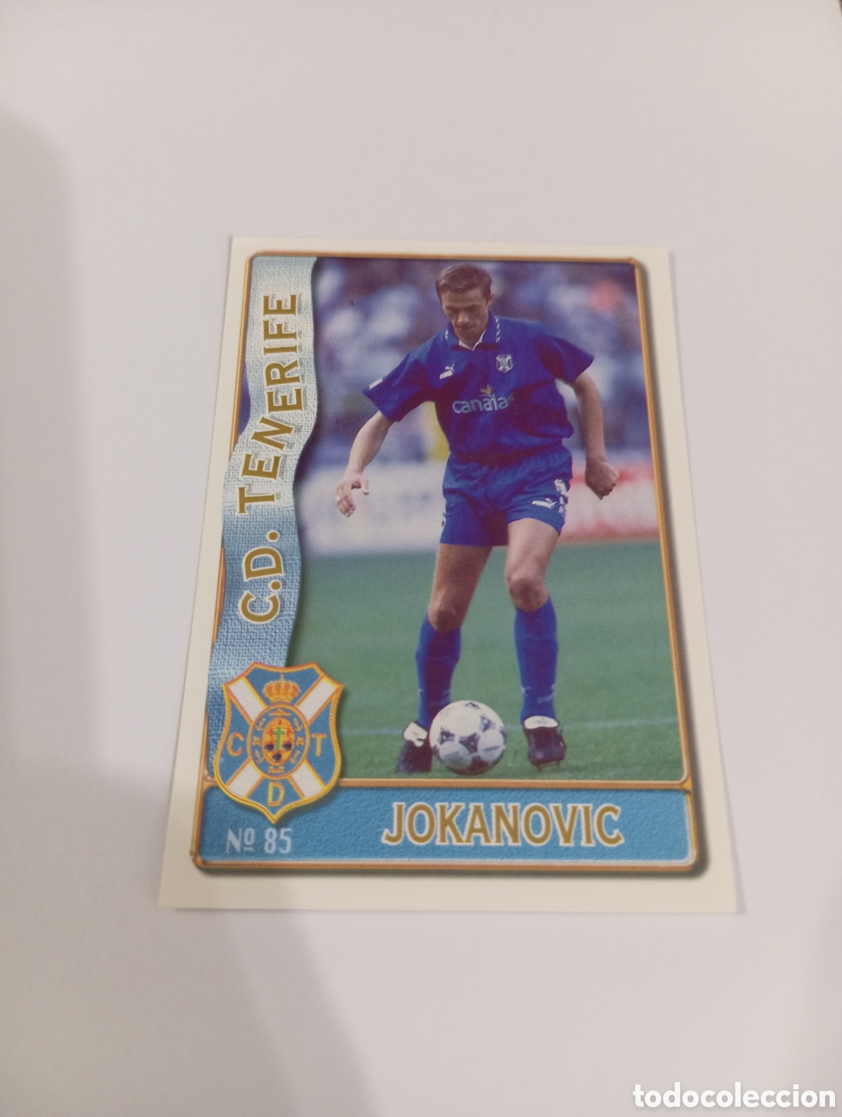 Cartes &agrave; collectionner de Football: 85 JOKANOVIC Tenerife 96 97 MUNDICROMO FICHAS LIGA 1996 1997