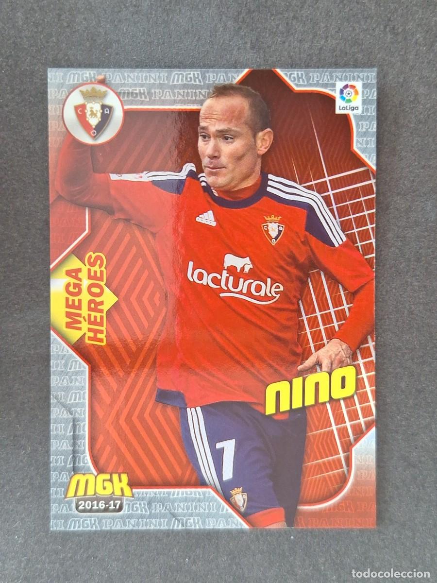 Cromos de f&uacute;tbol: LVM NINO C. A. OSASUNA MEGA HEROES 404 PANINI MEGACRACKS 2016 2017 16 17