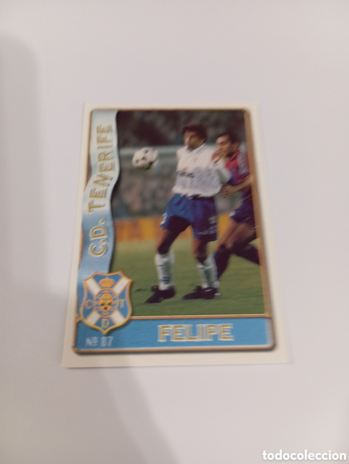 Cromos de f&uacute;tbol: 87 FELIPE Tenerife 96 97 MUNDICROMO FICHAS LIGA 1996 1997