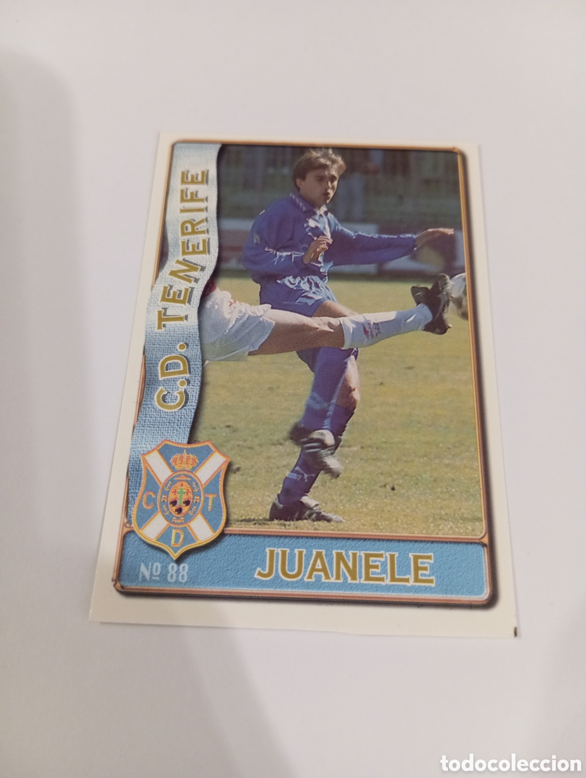 Cromos de f&uacute;tbol: 88 JUANELE Tenerife 96 97 MUNDICROMO FICHAS LIGA 1996 1997