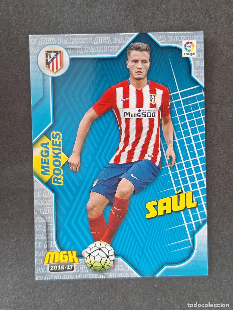 Cromos de f&uacute;tbol: LVM SAUL ATLETICO DE MADRID MEGA ROOKIES 81 PANINI MEGACRACKS 2016 2017 16 17