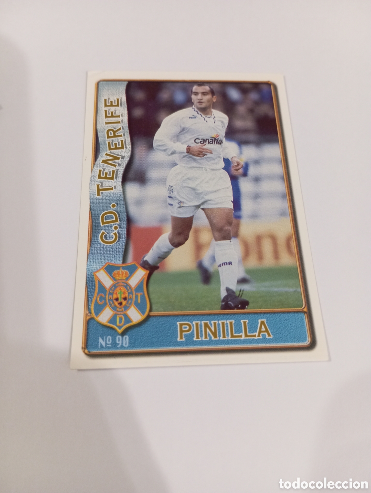 Cromos de f&uacute;tbol: 90 PINILLA Tenerife 96 97 MUNDICROMO FICHAS LIGA 1996 1997