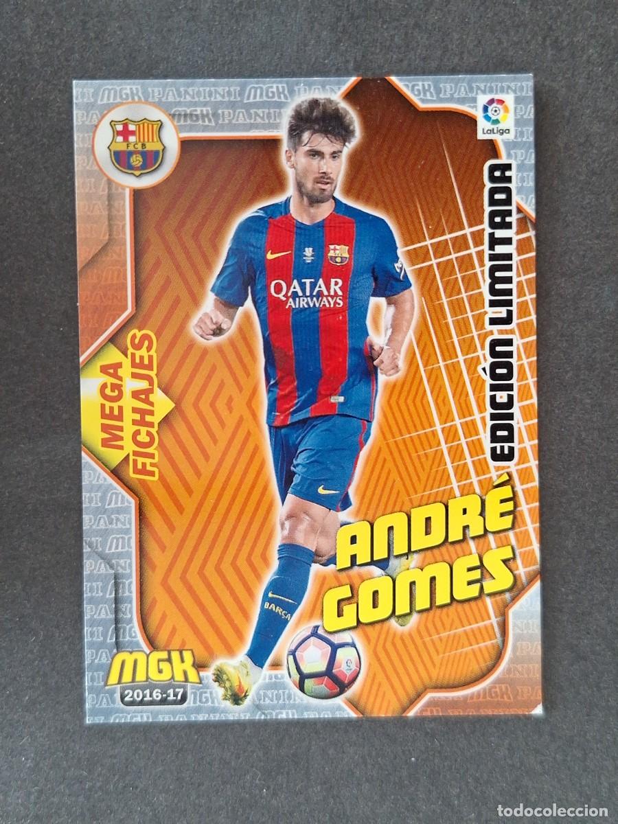 Cromos de f&uacute;tbol: LVM ANDRE GOMES F. C. BARCELONA MEGA FICHAJE EDICION LIMITADA 103B PANINI MEGACRACKS 2016 2017 16 17