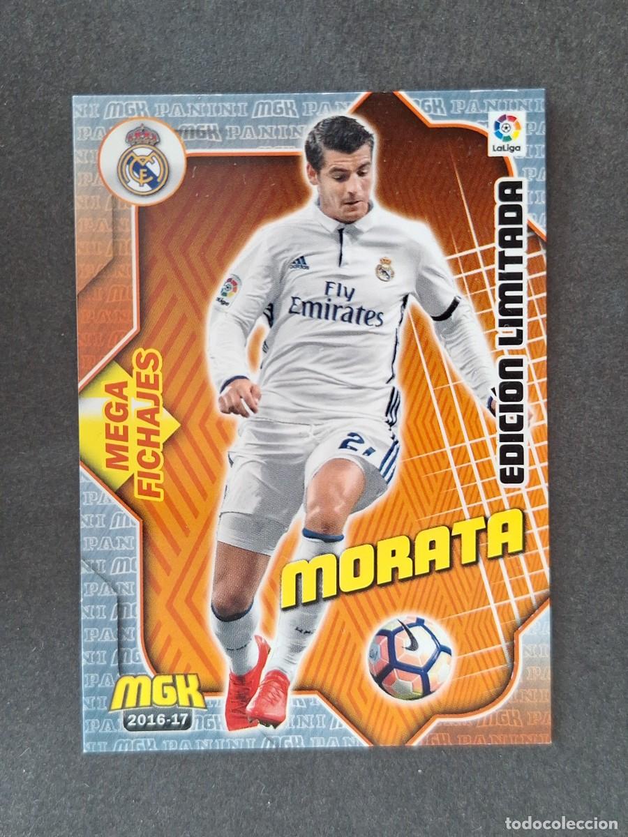 Cromos de f&uacute;tbol: LVM MORATA REAL MADRID MEGA FICHAJE EDICION LIMITADA 346B PANINI MEGACRACKS 2016 2017 16 17