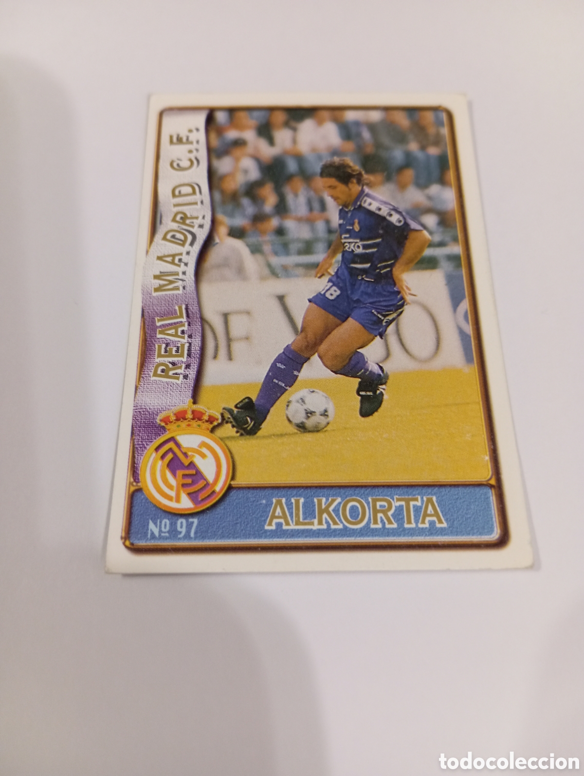 Cromos de f&uacute;tbol: 97 ALKORTA Real Madrid 96 97 MUNDICROMO FICHAS LIGA 1996 1997