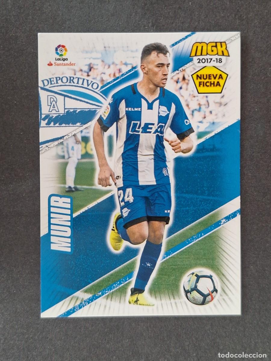 Cromos de f&uacute;tbol: LVM MUNIR DEPORTIVO ALAVES NUEVA FICHA 16 BIS PANINI MEGACRACKS 2017 2018 17 18