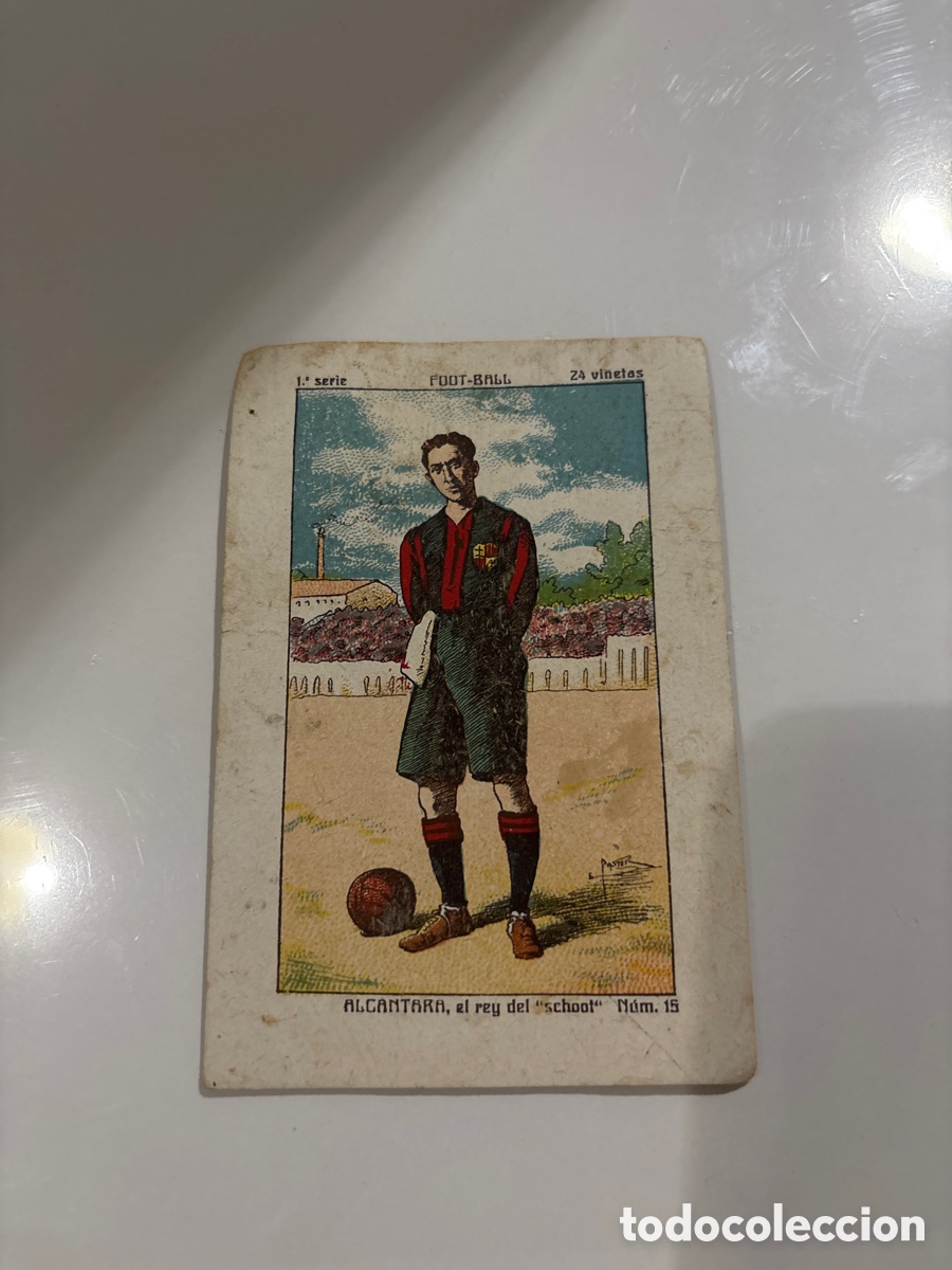 Cromos de f&uacute;tbol: Cromo muy raro de Paulino Alc&aacute;ntara FC Barcelona