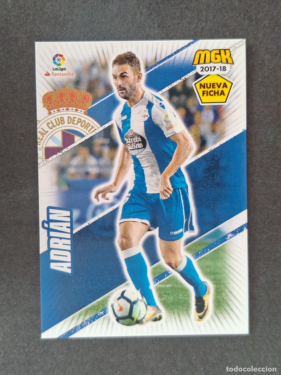 Cromos de f&uacute;tbol: LVM ADRIAN DEPORTIVO DE LA CORU&Ntilde;A NUEVA FICHA 176 BIS PANINI MEGACRACKS 2017 2018 17 18