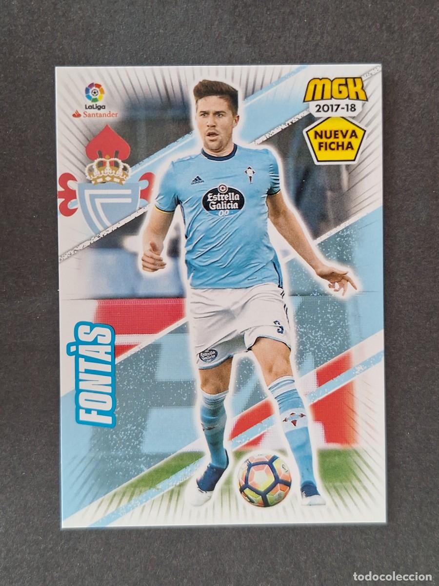 Cromos de f&uacute;tbol: LVM FONTAS CELTA DE VIGO NUEVA FICHA 145 BIS PANINI MEGACRACKS 2017 2018 17 18
