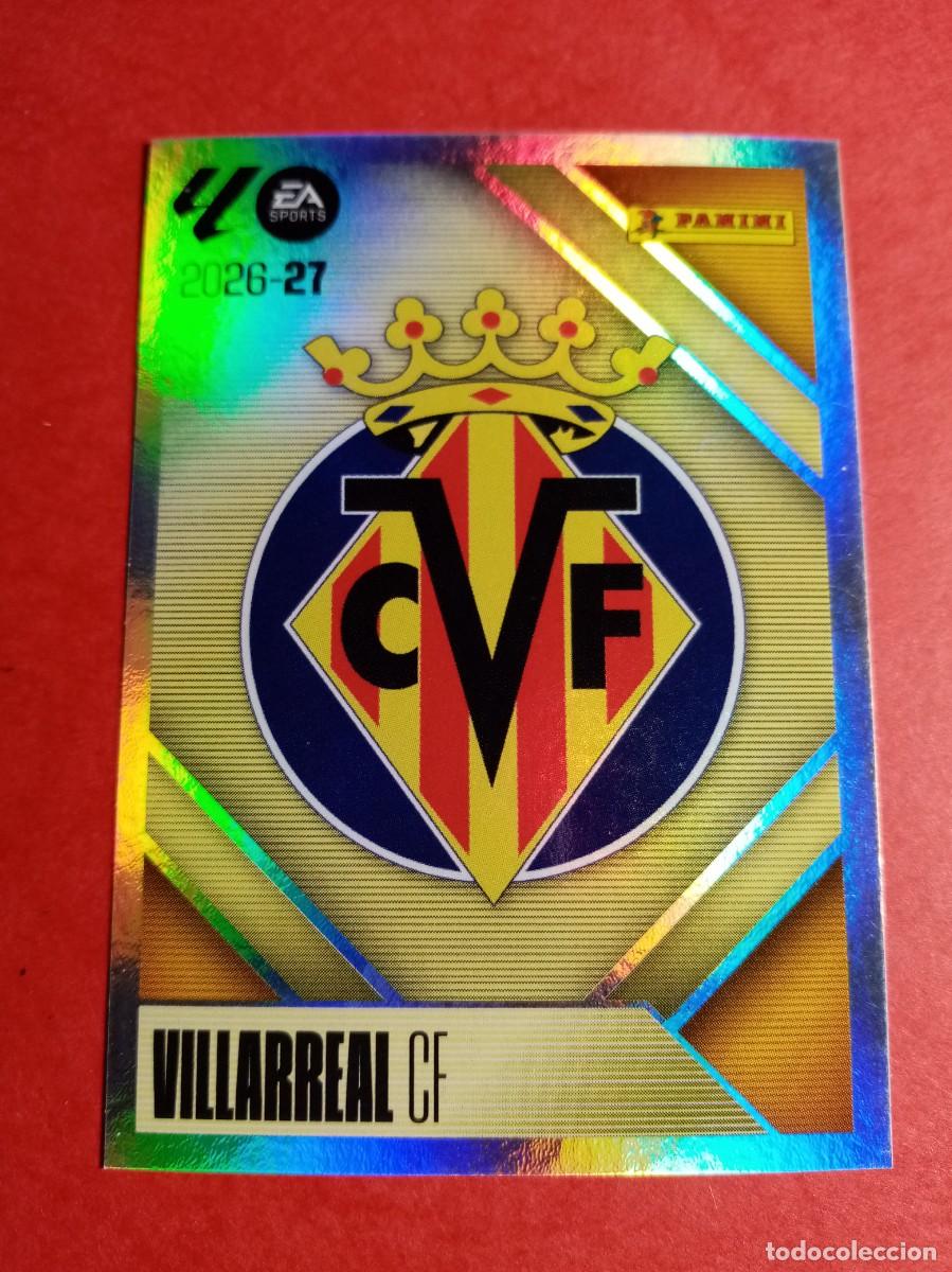 Cromos de f&uacute;tbol: N&ordm; 1 ESCUDO, VILLARREAL CF, LIGA ESTE 2026 2027 26 27 PANINI