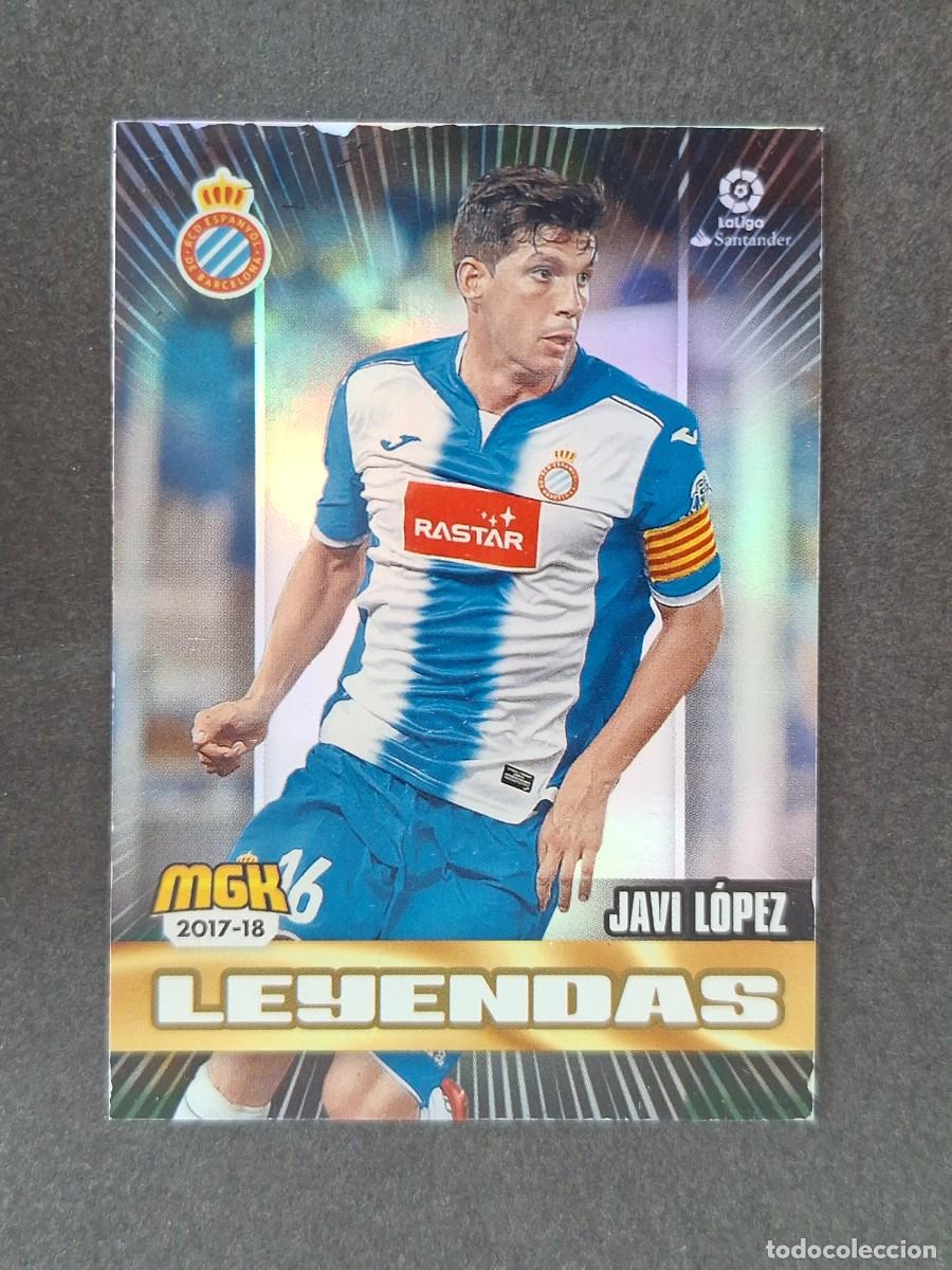 Cromos de f&uacute;tbol: LVM JAVI LOPEZ R. C. D. ESPA&Ntilde;OL LEYENDAS 240 PANINI MEGACRACKS 2017 2018 17 18
