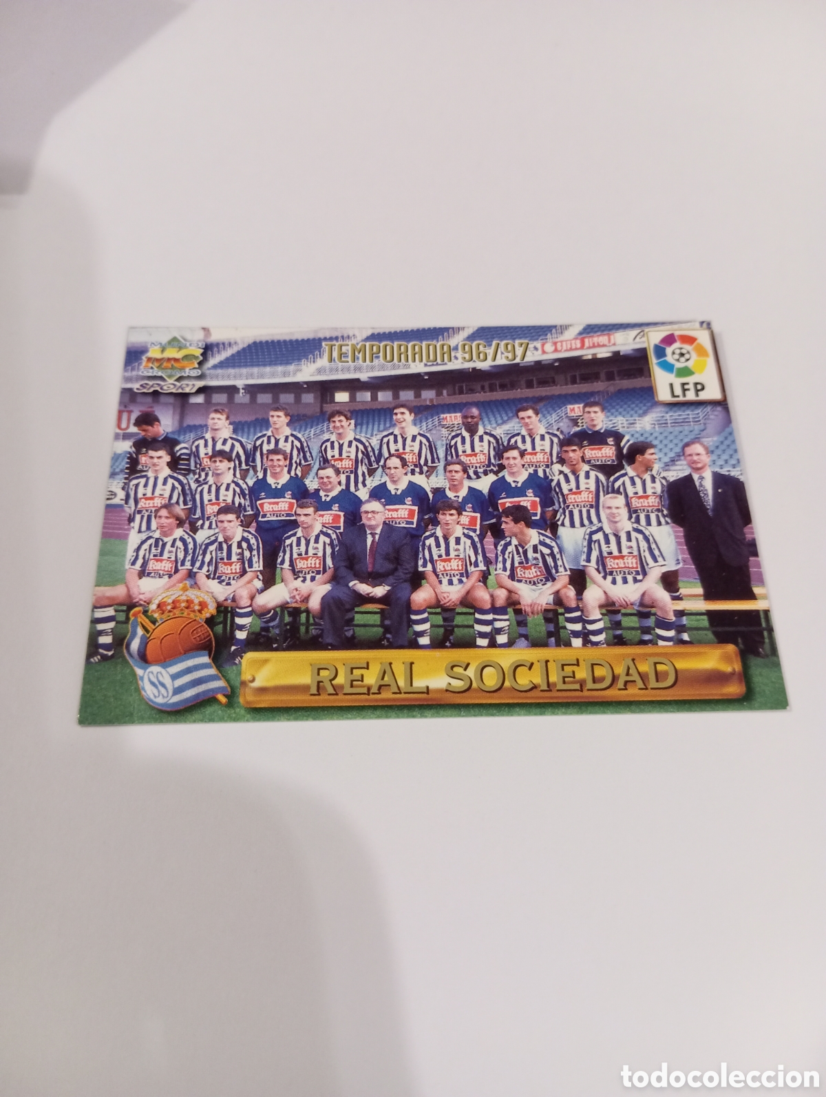 Cromos de f&uacute;tbol: PLANTILLA Real Sociedad 96 97 MUNDICROMO FICHAS LIGA 1996 1997