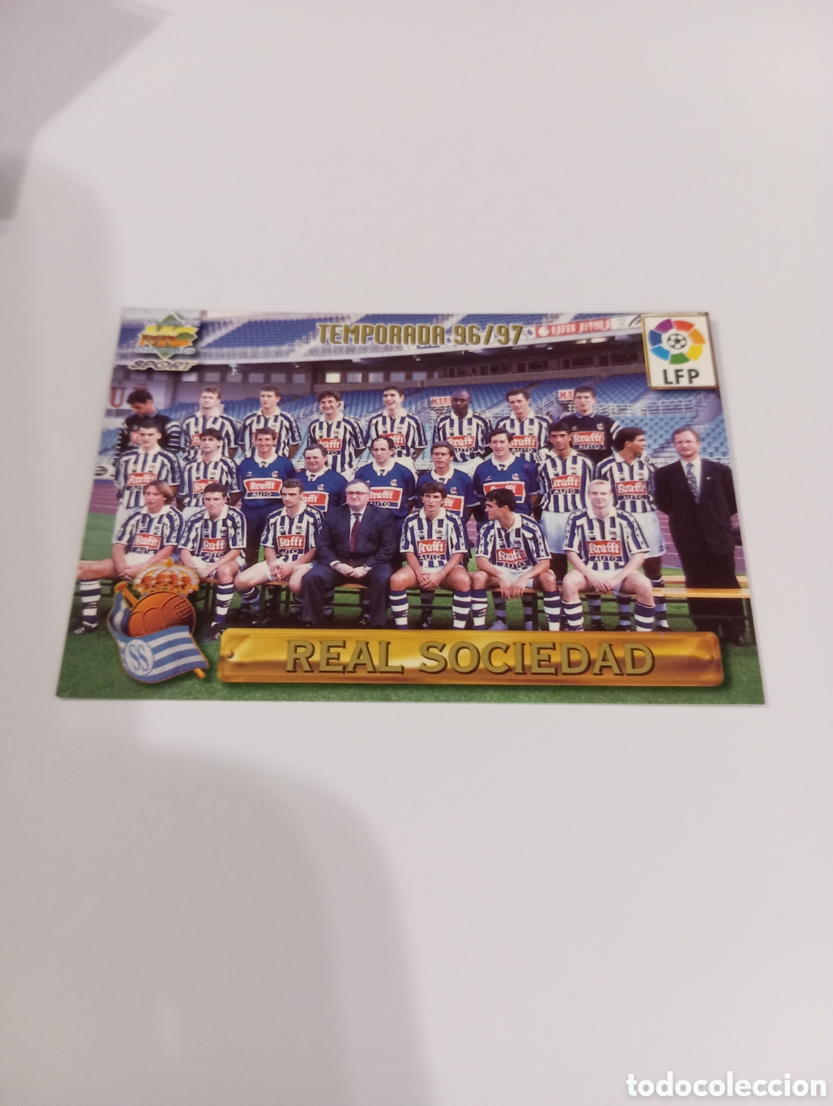 Cromos de f&uacute;tbol: PLANTILLA Real Sociedad 96 97 MUNDICROMO FICHAS LIGA 1996 1997